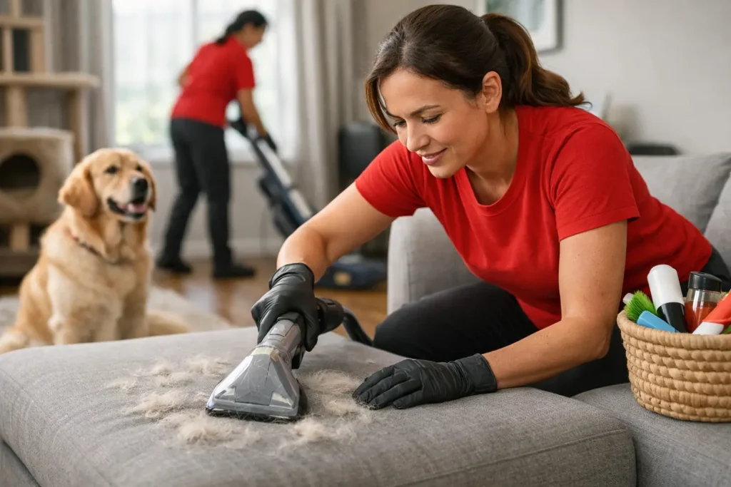 How to Remove Pet Hair Professionally at Home