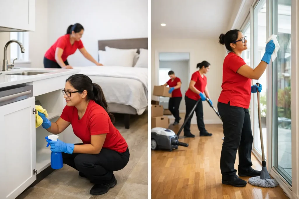 Move In Versus Move Out Cleaning: What Changes?